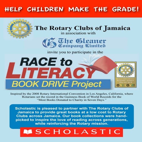 Rotary Race To Literacy Scholastic