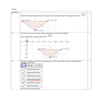 geogebra 101 - Rotasi