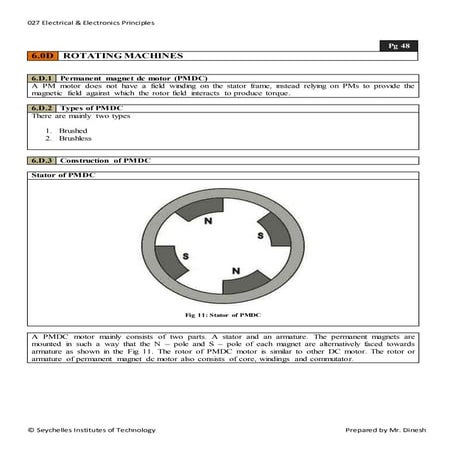 Rotating machines part 4