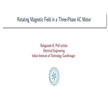 Rotating Magnetic Field in a Three-Phase AC Motor