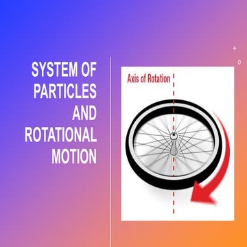 System Of Particles And Rotational Motion