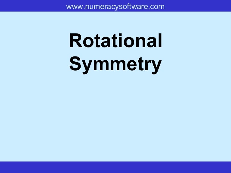 rotational symmetry symmetry powerpoint