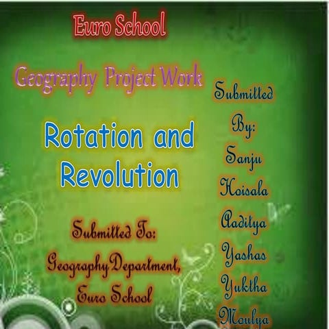 Rotation and revolution | PPT