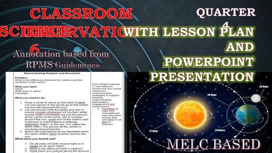 Rotation and Revolution | PPT | Science