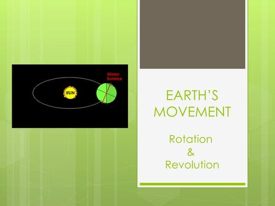 Earth's rotation powerpoint | PPT
