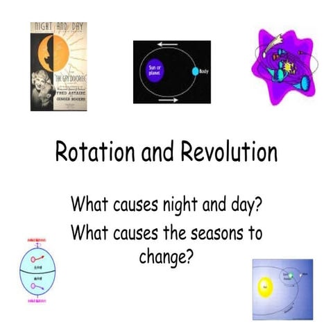 Rotation and revolution powerpoint | PPTX