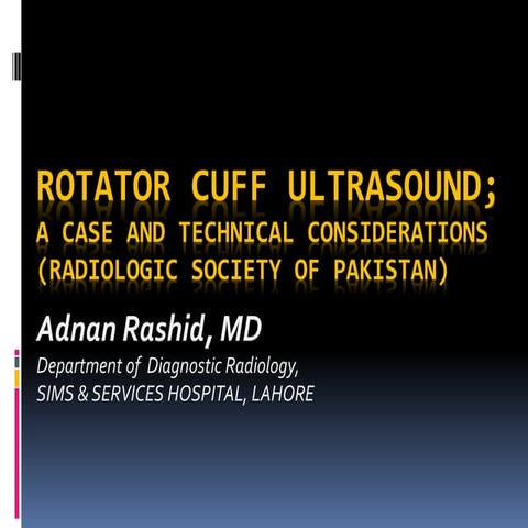 Rotator cuff | PPTX