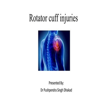 Rotator Cuff Injuries present at Chirayu Medical College.pptx