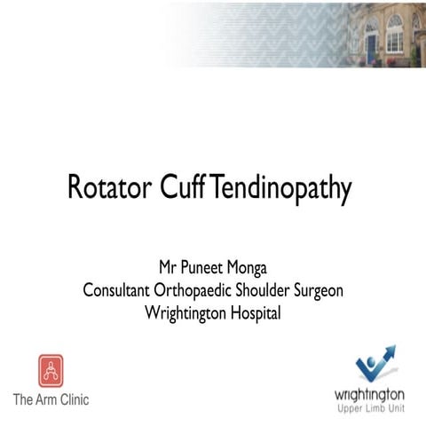 Rotator Cuff Tendinopathy