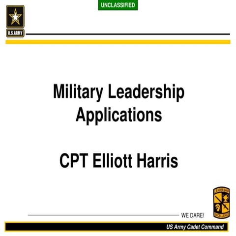 Rotc Leadership Class