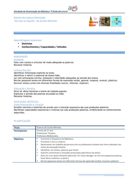 Roteirodepoemasceciliameireles