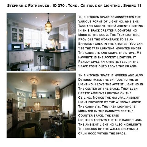 Rothbauer- Week 6 Lighting Critique