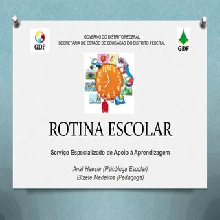 Rotina escolar