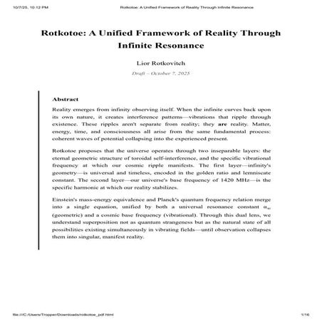 Rotkotoe - Framework for a Theory of Everything.pdf