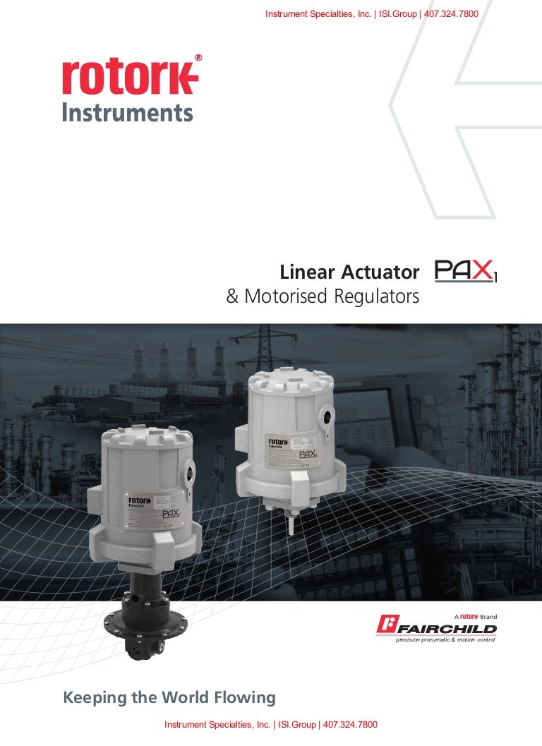 Rotork PAX1 Series Linear Actuator