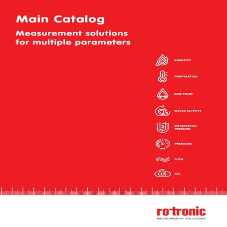 Rotronic Instruments Temperature, Humidity, Flow, Pressure & Carbon Dioxide M...