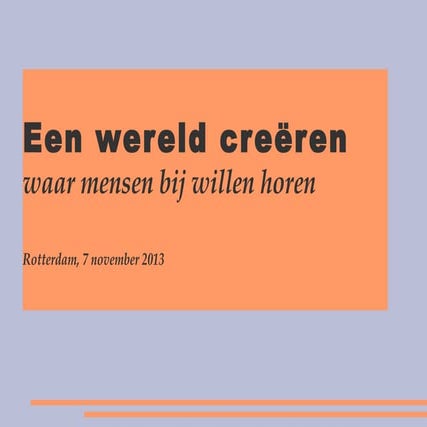 Rotterdam Festivals: een wereld creëren waar mensen bij willen horen