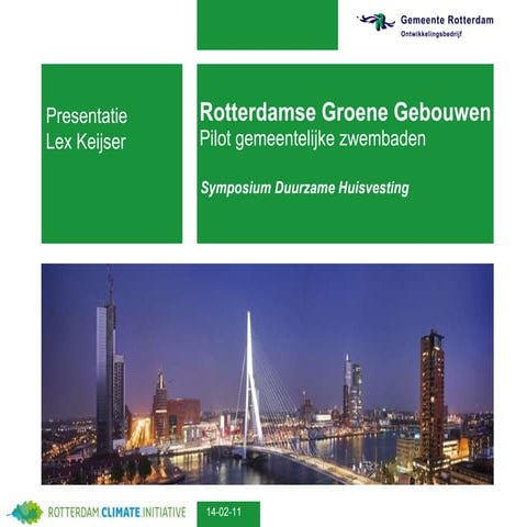 Rotterdamse groene gebouwen