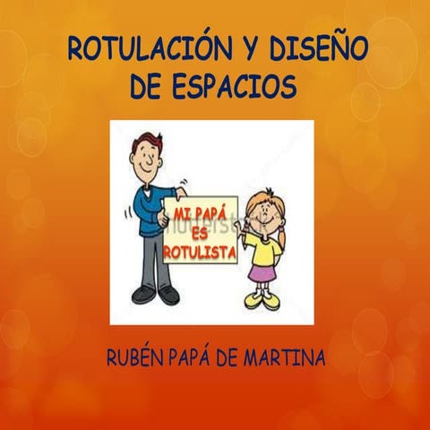 Rotulación y diseño de espacios