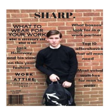 Rough copies of the magazine front cover | DOCX