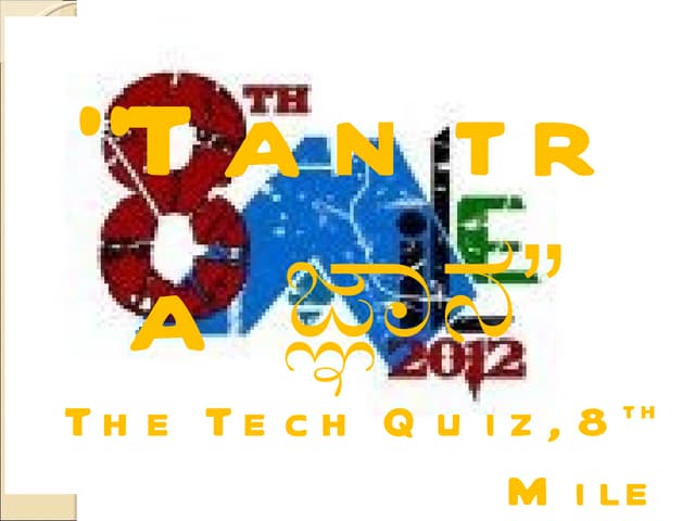 Tech Quiz Finals
