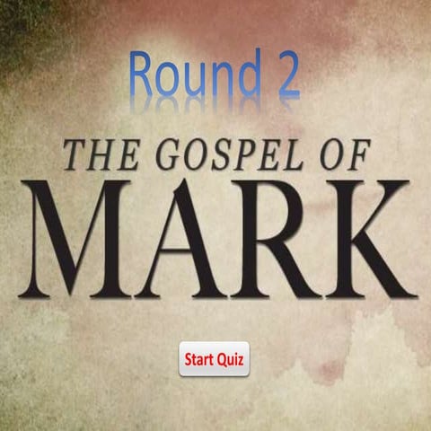 Tamil Bible quiz 4- Gospel of Mark Part 2