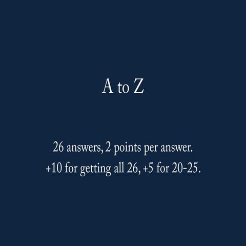 Brain of BITS 2013 Round 3  (A2Z)