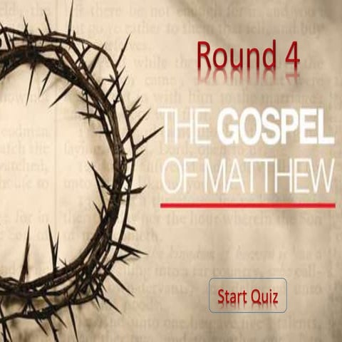 Tamil Bible quiz 3- Gospel of Matthew Part 4