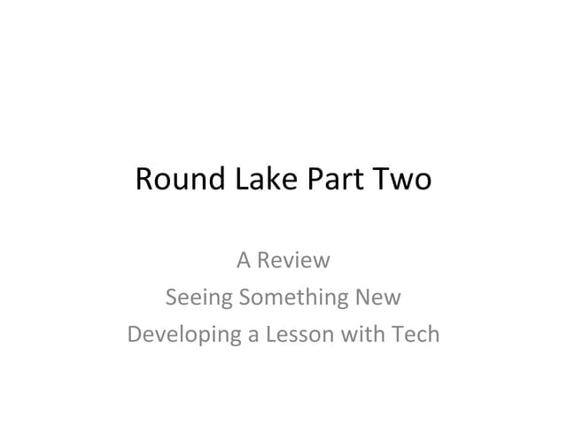 Round Lake Part Two[1]
