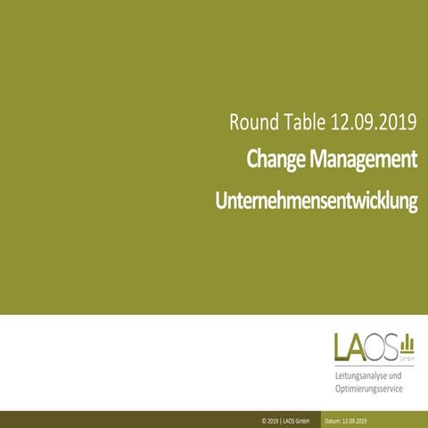 Unternehmensentwicklung - die nächste Phase
