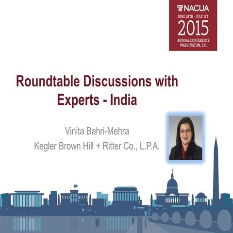 Roundtable Discussions with Experts - India 