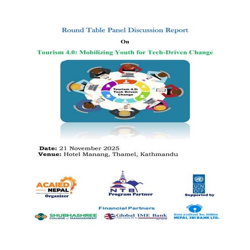 Tourism 4.0: Round Table Panel Discussion Report.pdf