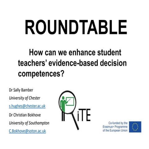 Roundtable slides RiTE Paderborn 24/9/2021