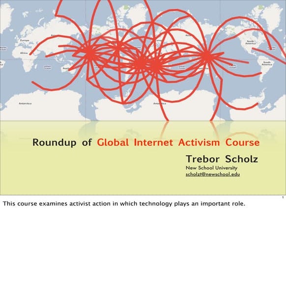 Roundup Global Internet Activism Course