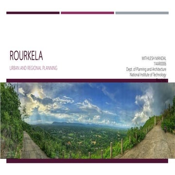 Rourkela- Urban and Regional Planning