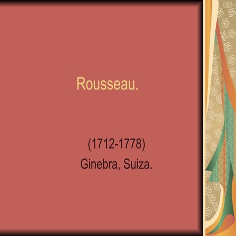 Tendencias. rousseau | PPT
