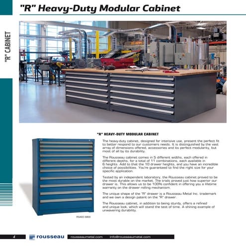 Industrial Storage Drawers and Shelving | PDF
