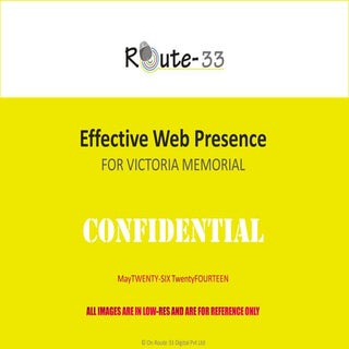 Confidential: New Victoria Memorial...