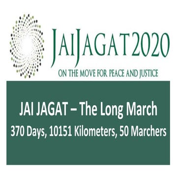 Route Map- Jai Jagat - Tentative