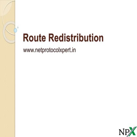 Route Redistribution