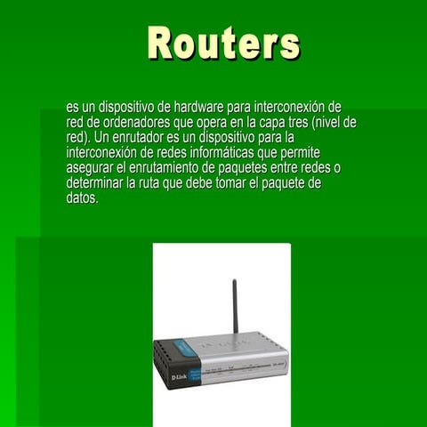 Routers | PPT
