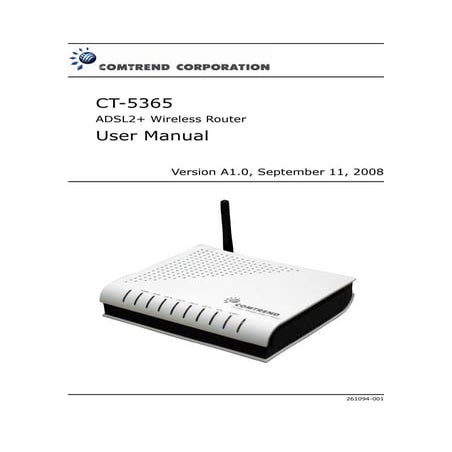 Router telefonica ct 5365 a1.0