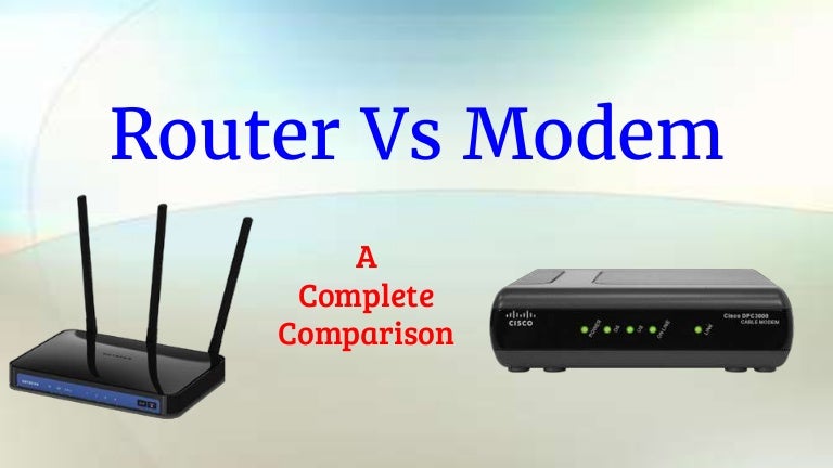 router-vs-modem-a-complete-comparison