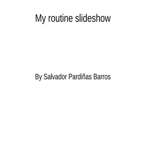 Routine salvador pardiñas 2nd a