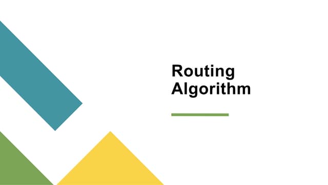 Routing algorithm | PPTX