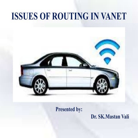 Routing in vanet