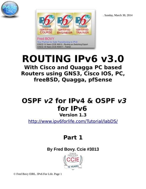 Routing ipv6 v3