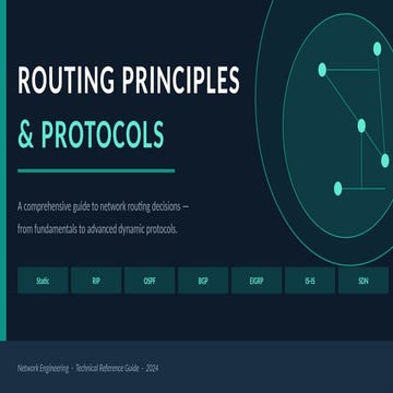 Comprehensive Guide to Network Routing Principles and Protocols for ...