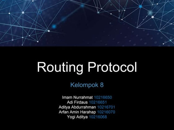 Routing Information Protocol | PPT