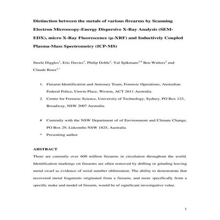 Roux metal distinction